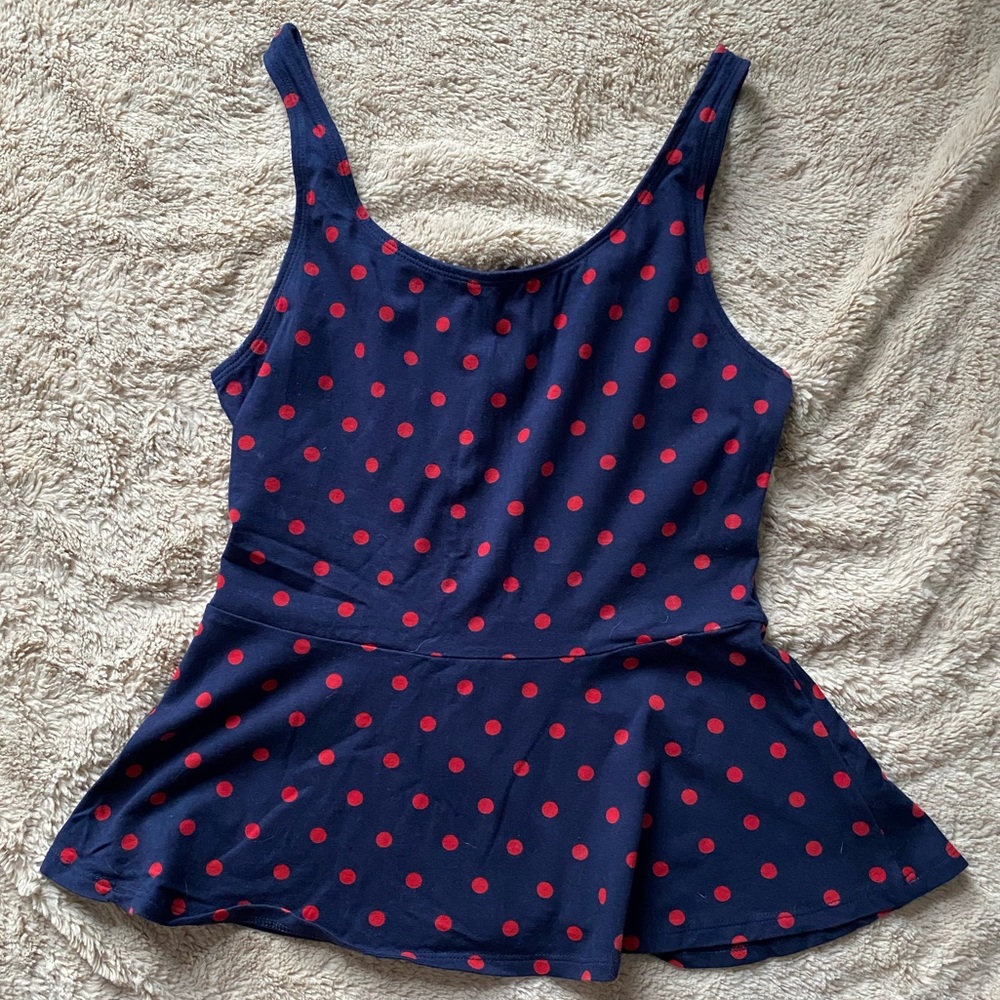 EXPRESS peplum Tank Top, Small - Picture 1 of 4